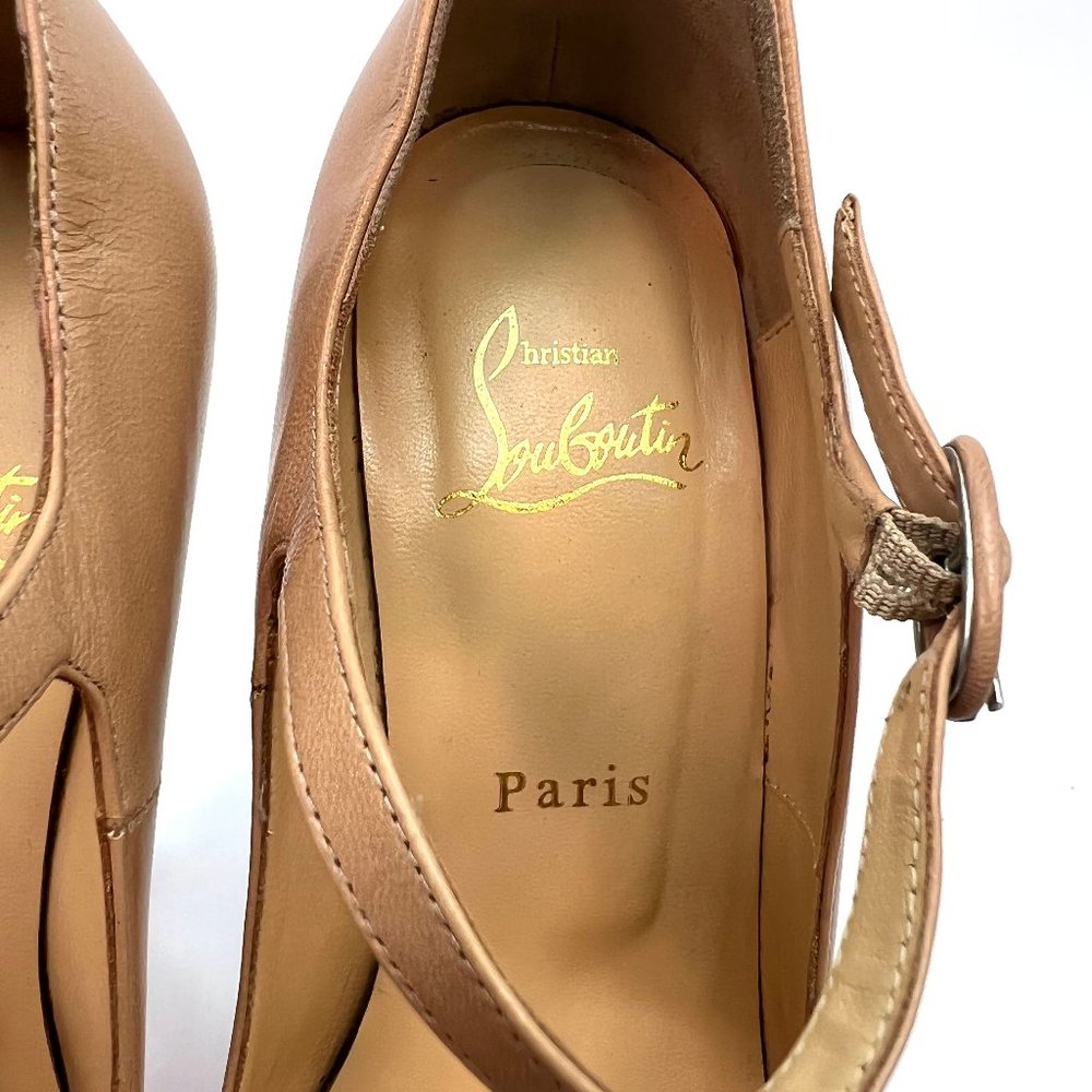 🌷❤️🔥FINAL SALE 🔥 FINAL PRICE🌷💥Christian Louboutin Lady Daf 160 Heels 37 - Picture 3 of 9